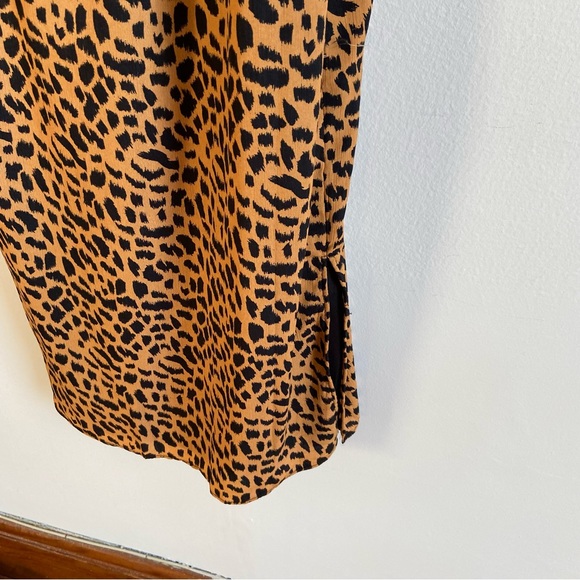 Misguided cowl neck leopard print midi dress - Picture 6 of 12